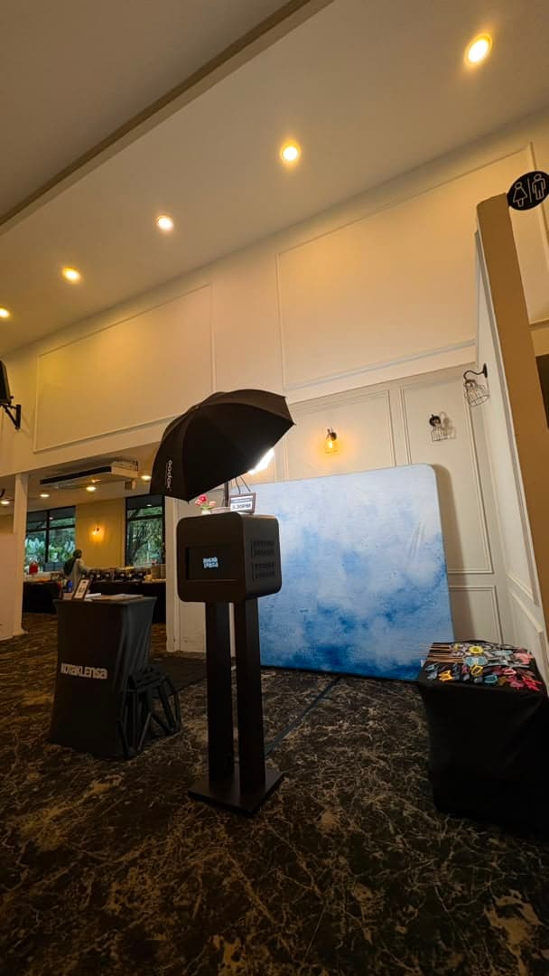 Cinerea Hall @ Forest Valley, Cheras photo booth setup