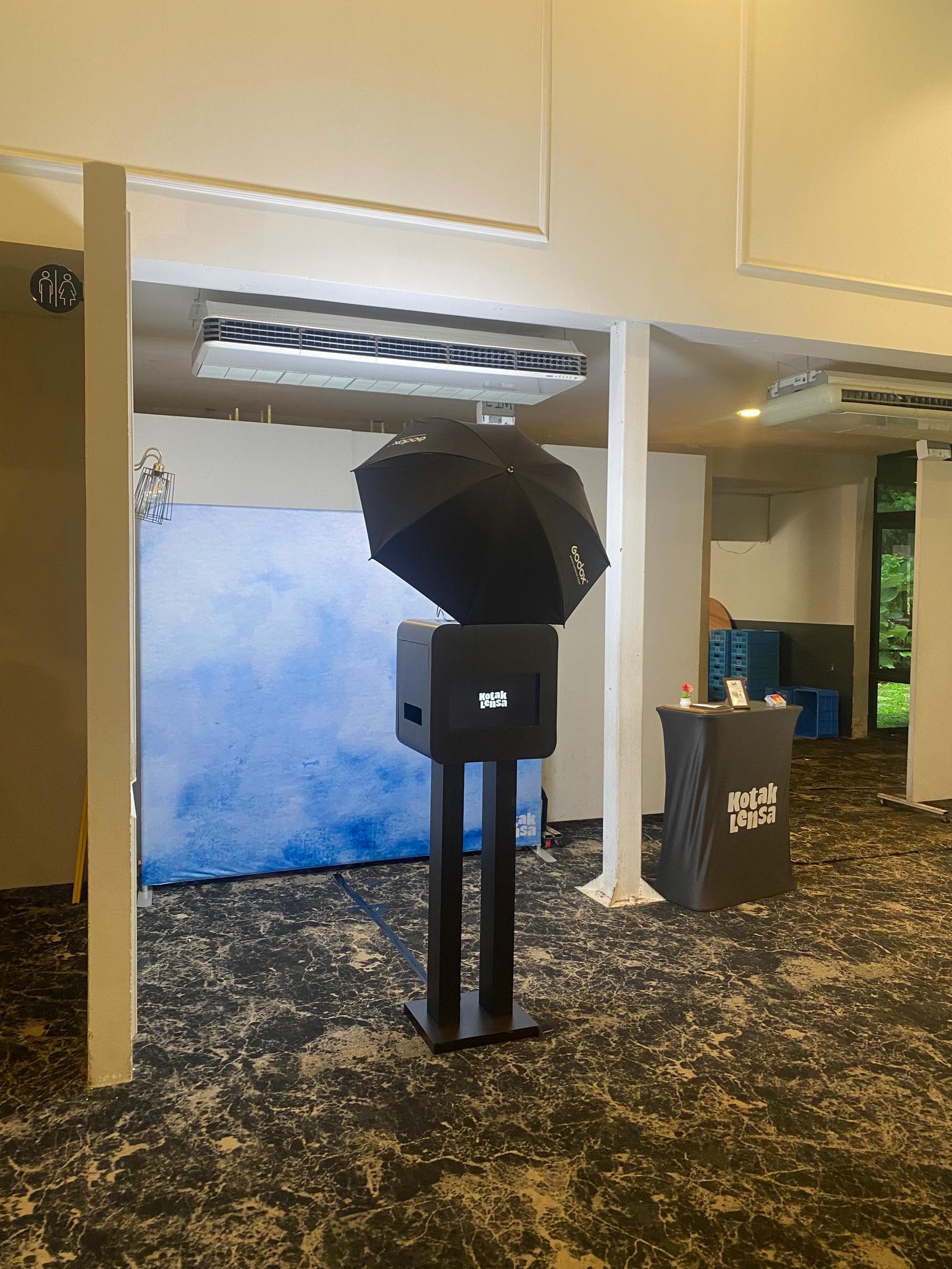 Ruscus Hall @ Forest Valley, Cheras photo booth setup