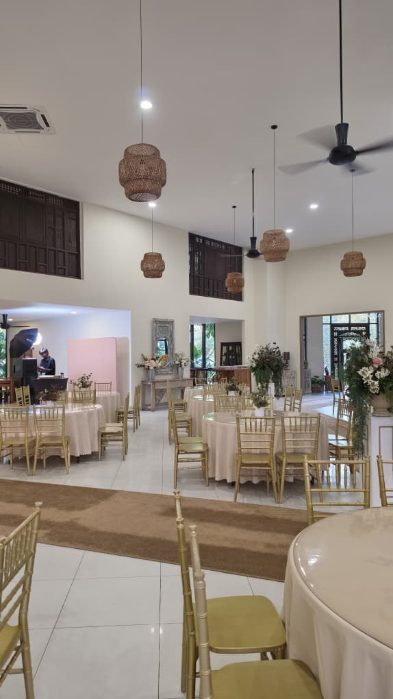 Villa Rimba Flora Gombak photo booth setup