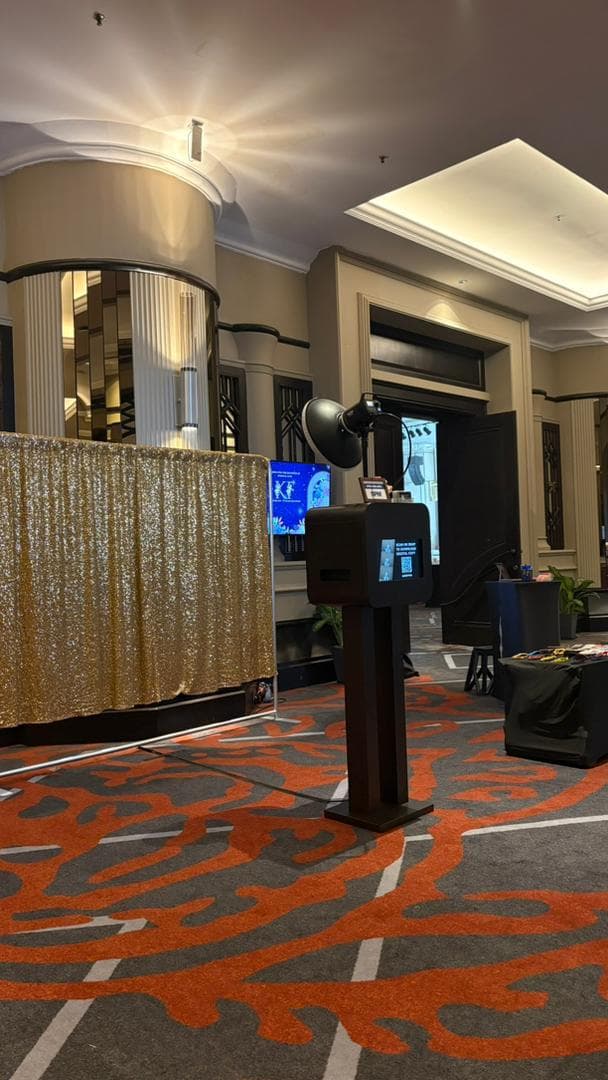 Putrajaya Ballroom, Putrajaya Marriott Hotel photo booth setup