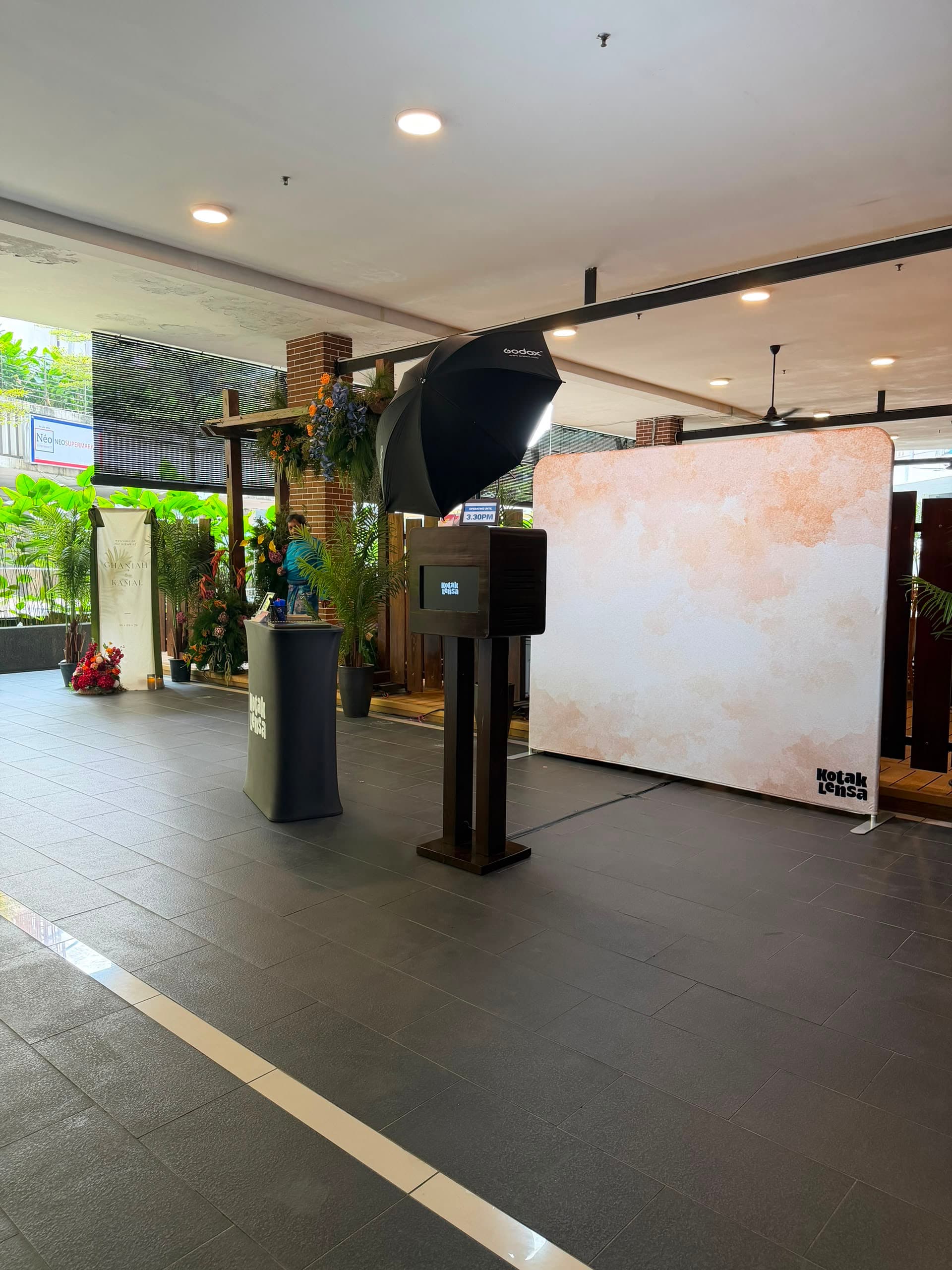 JIWA Damansara photo booth setup