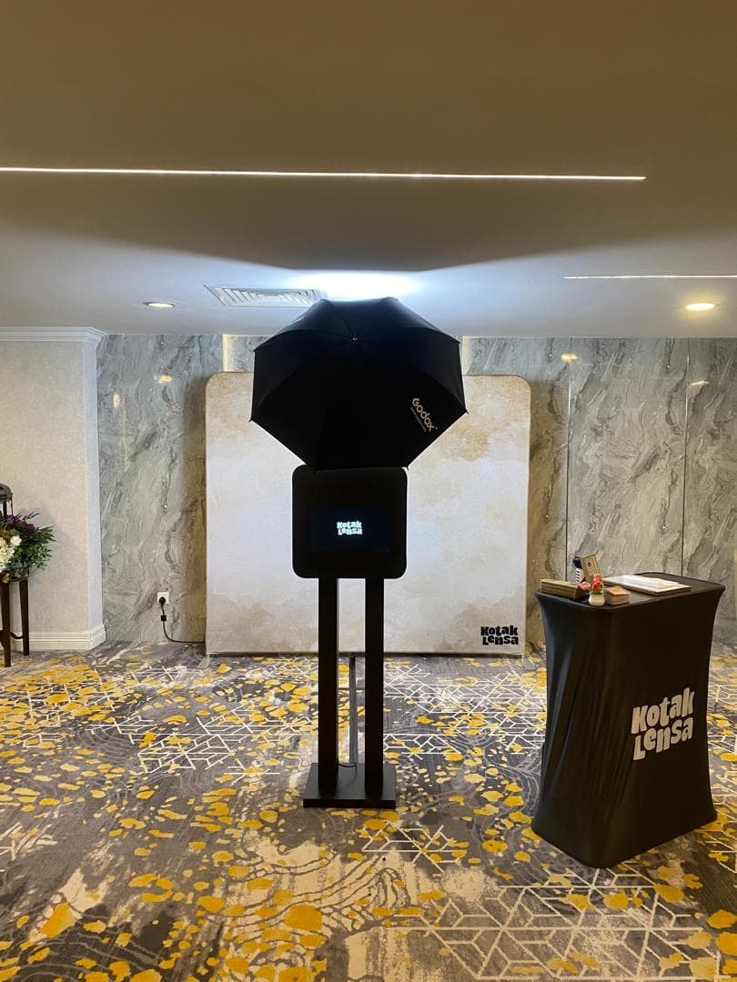 Dewan Orkid, Wisma PKPS, Shah Alam photo booth setup