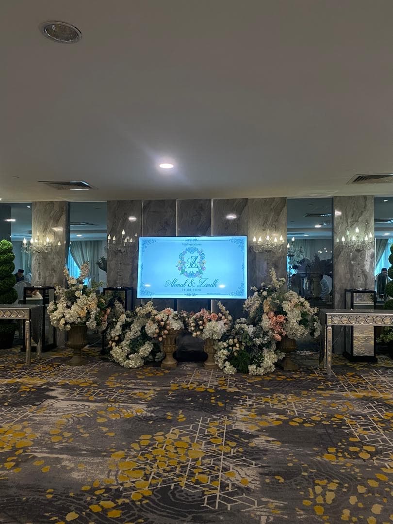Dewan Orkid, Wisma PKPS, Shah Alam photo booth setup