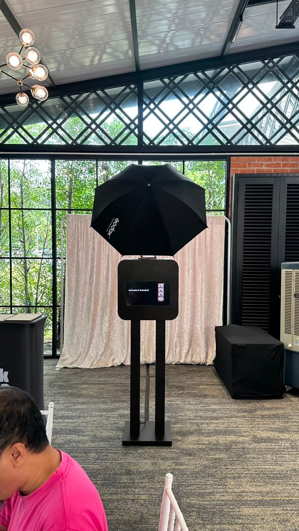 Rinjani Majestic photo booth setup
