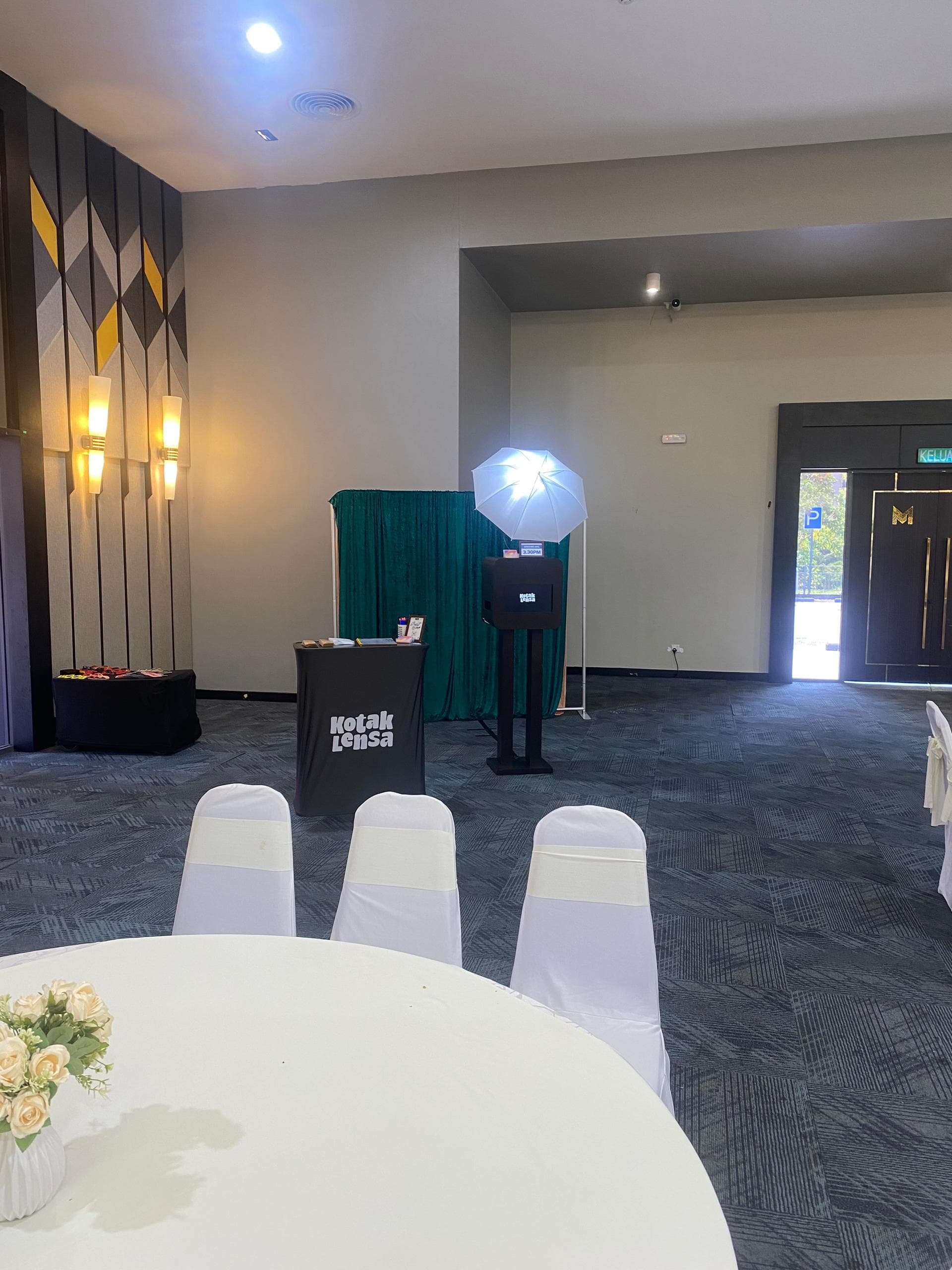 Kompleks MAKSAK, Putrajaya photo booth setup