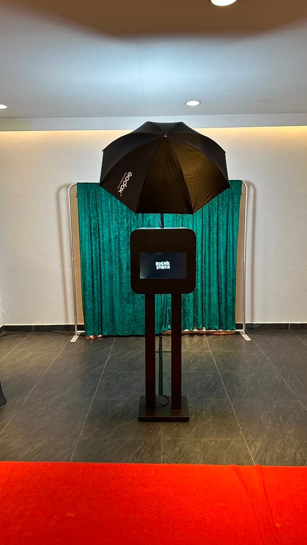 Dewan Kenanga, Bangi Golf Resort photo booth setup
