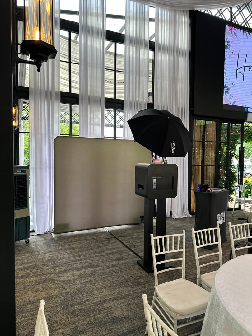 Rinjani Majestic photo booth setup