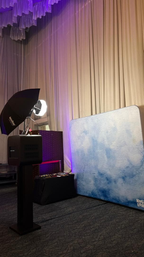 Reystar Convention Hall, Ipoh photo booth setup