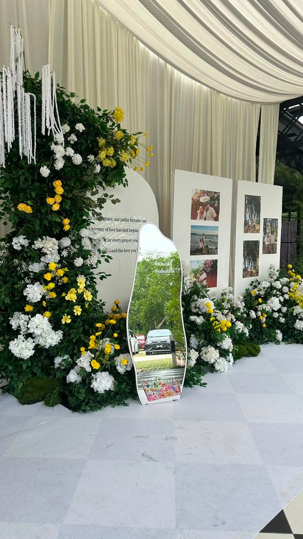 Rinjani Majestic photo booth setup