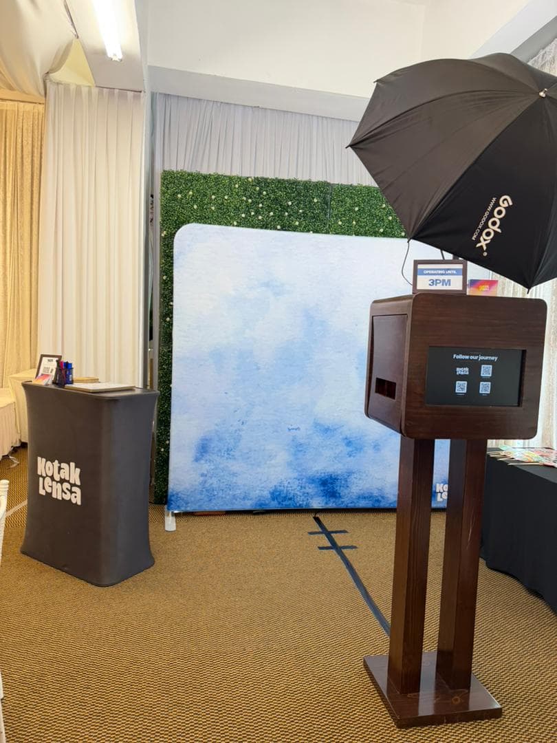Dewan Sri Taming, Balakong photo booth setup