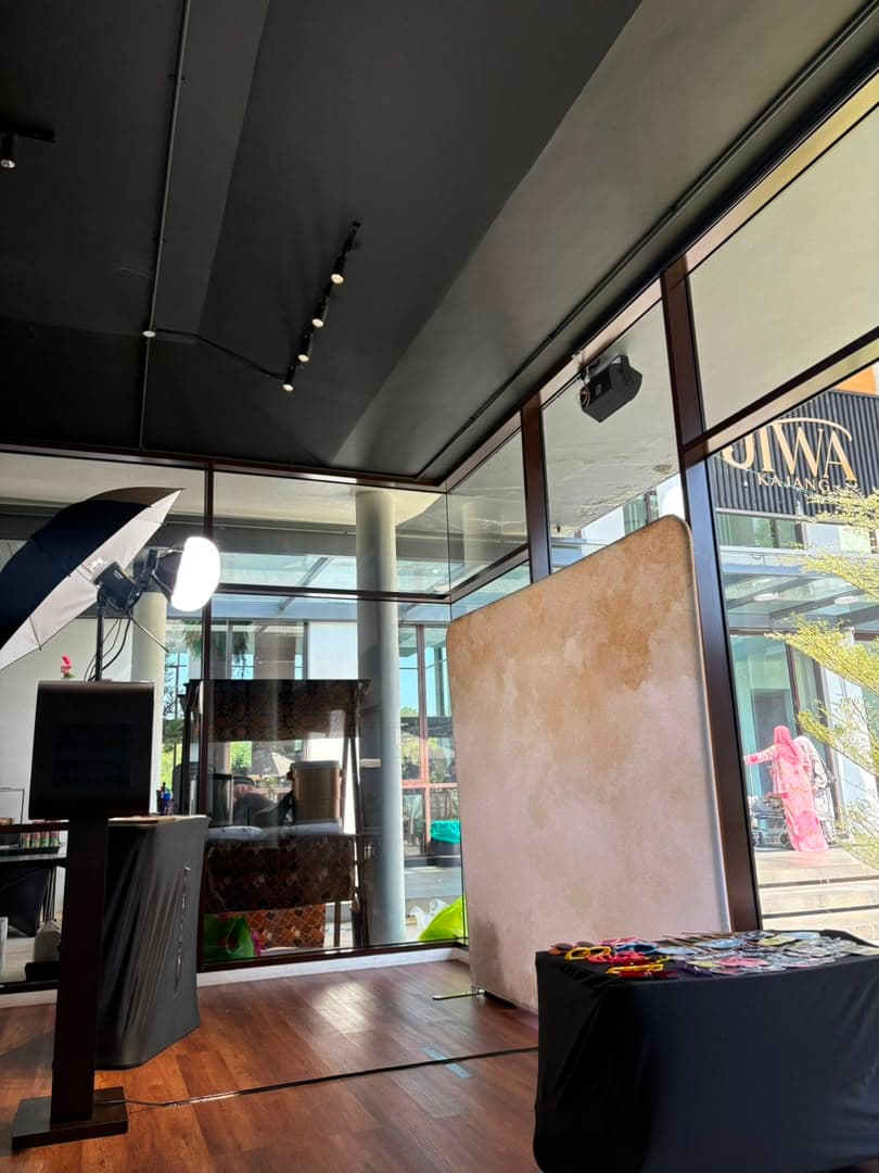 JIWA Kajang photo booth setup