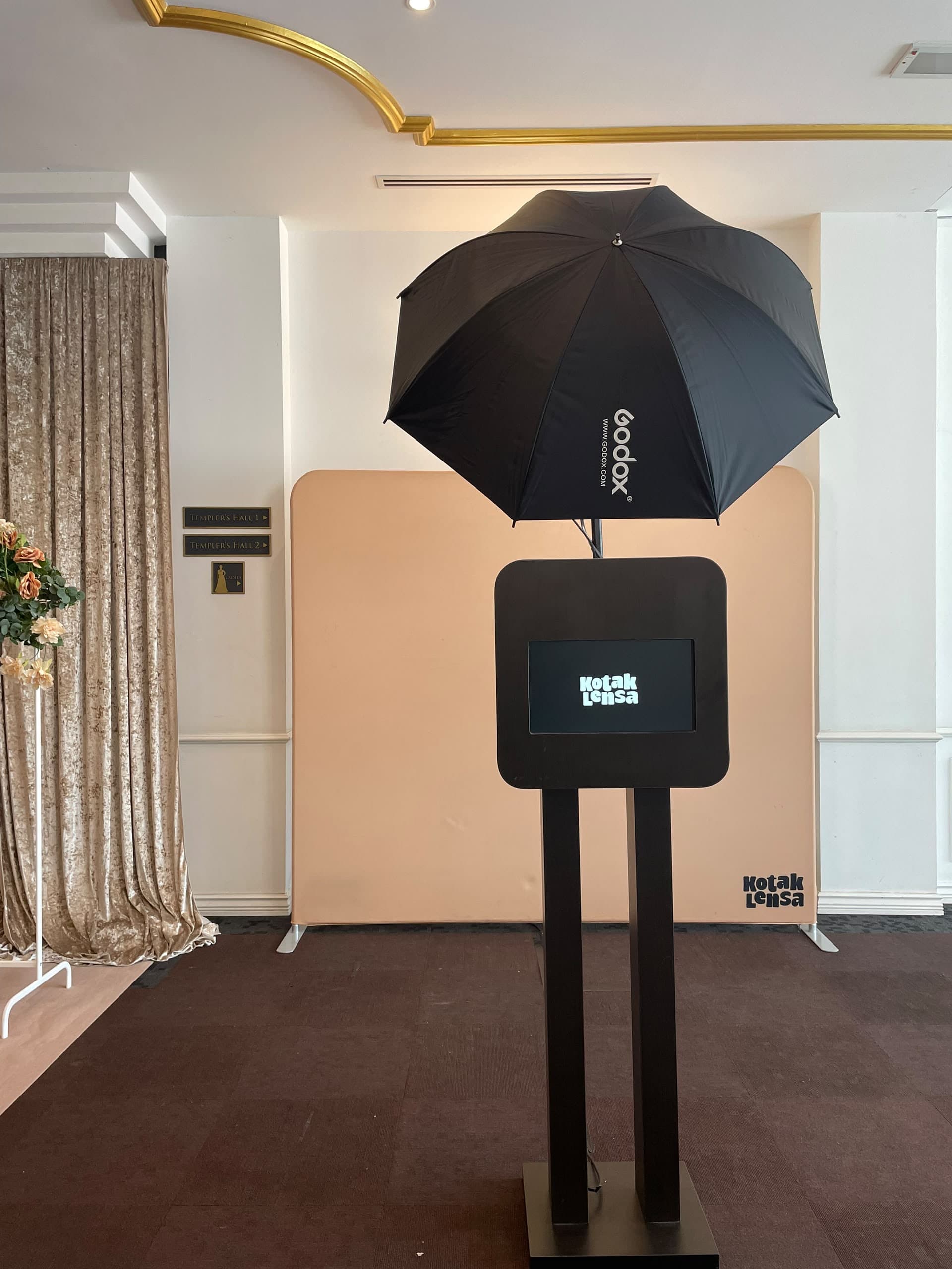 Templer's Ballroom @ Setia Eco Templer, Rawang photo booth setup