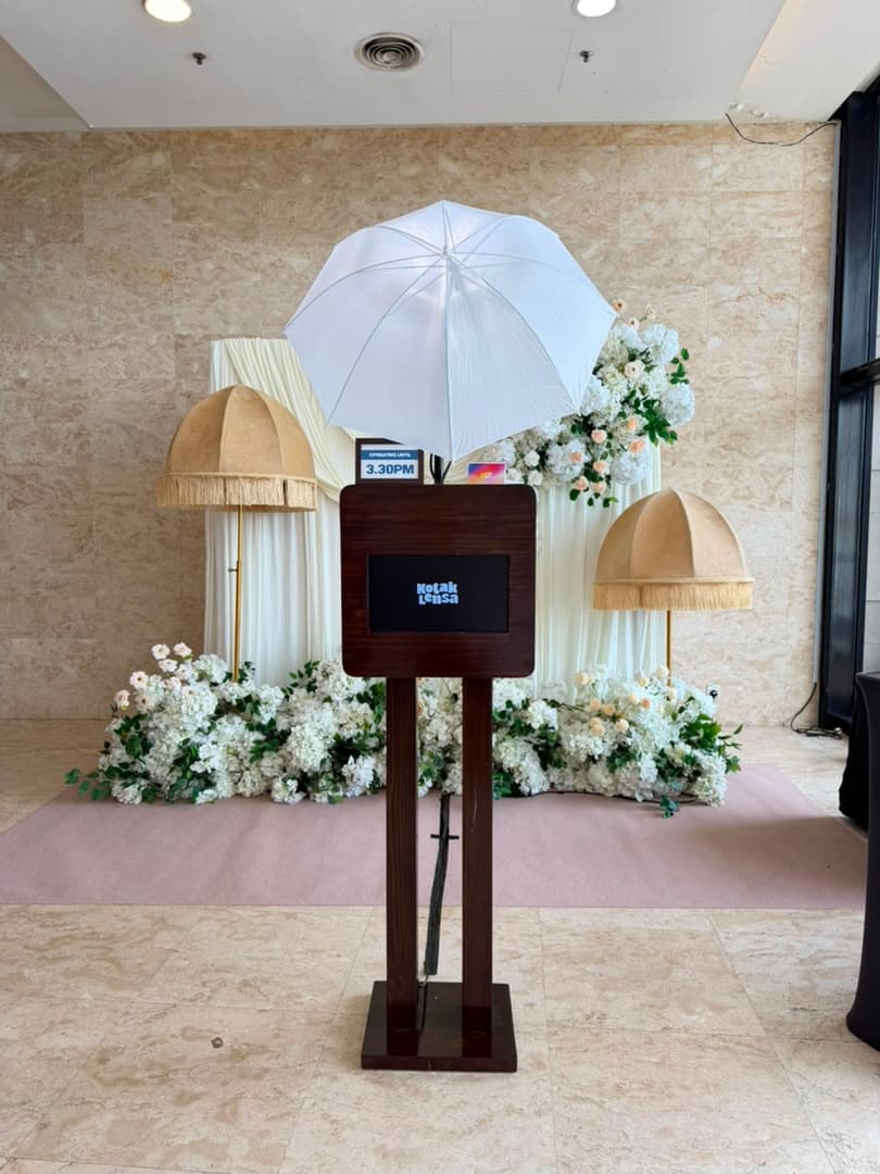 Dewan Armada, Marina Putrajaya photo booth setup
