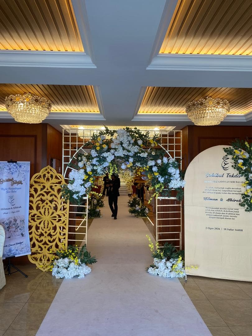 Sekamat Grand Palace Event Hall, Kajang photo booth setup
