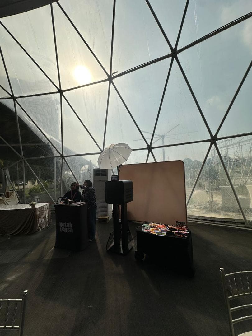 The Dome, Klang photo booth setup