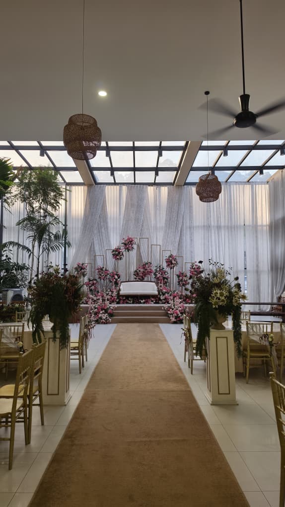 Villa Rimba Flora Gombak photo booth setup