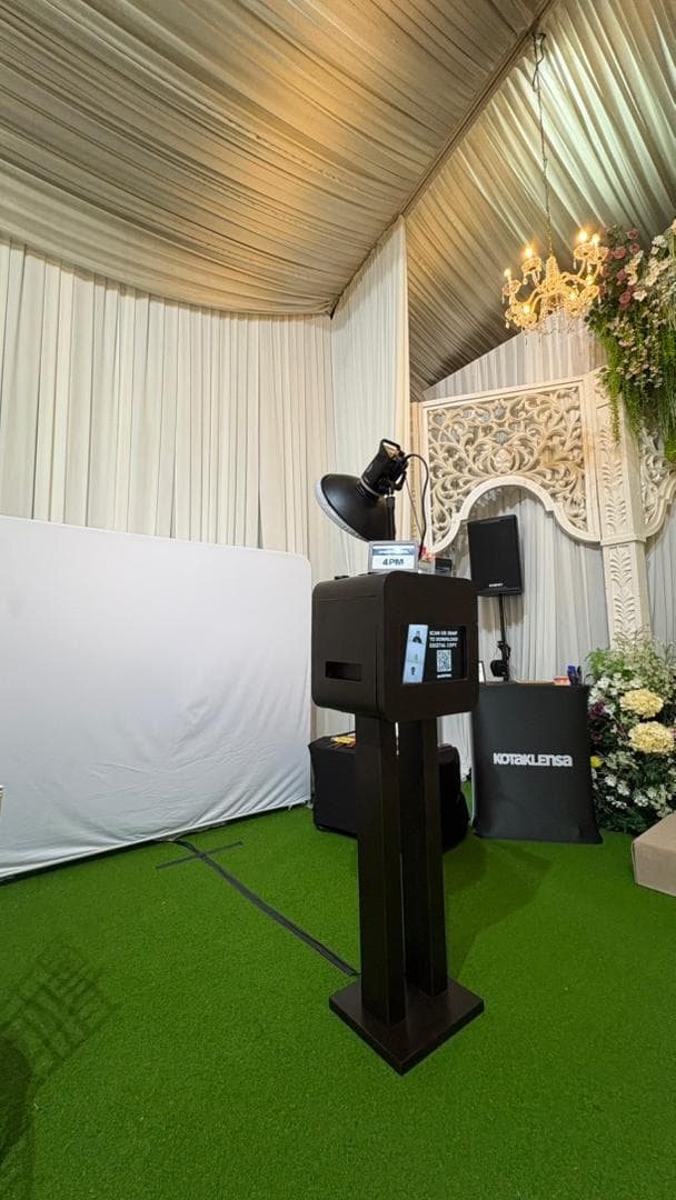D’Tunjong Banquet Hall, Kota Damansara photo booth setup