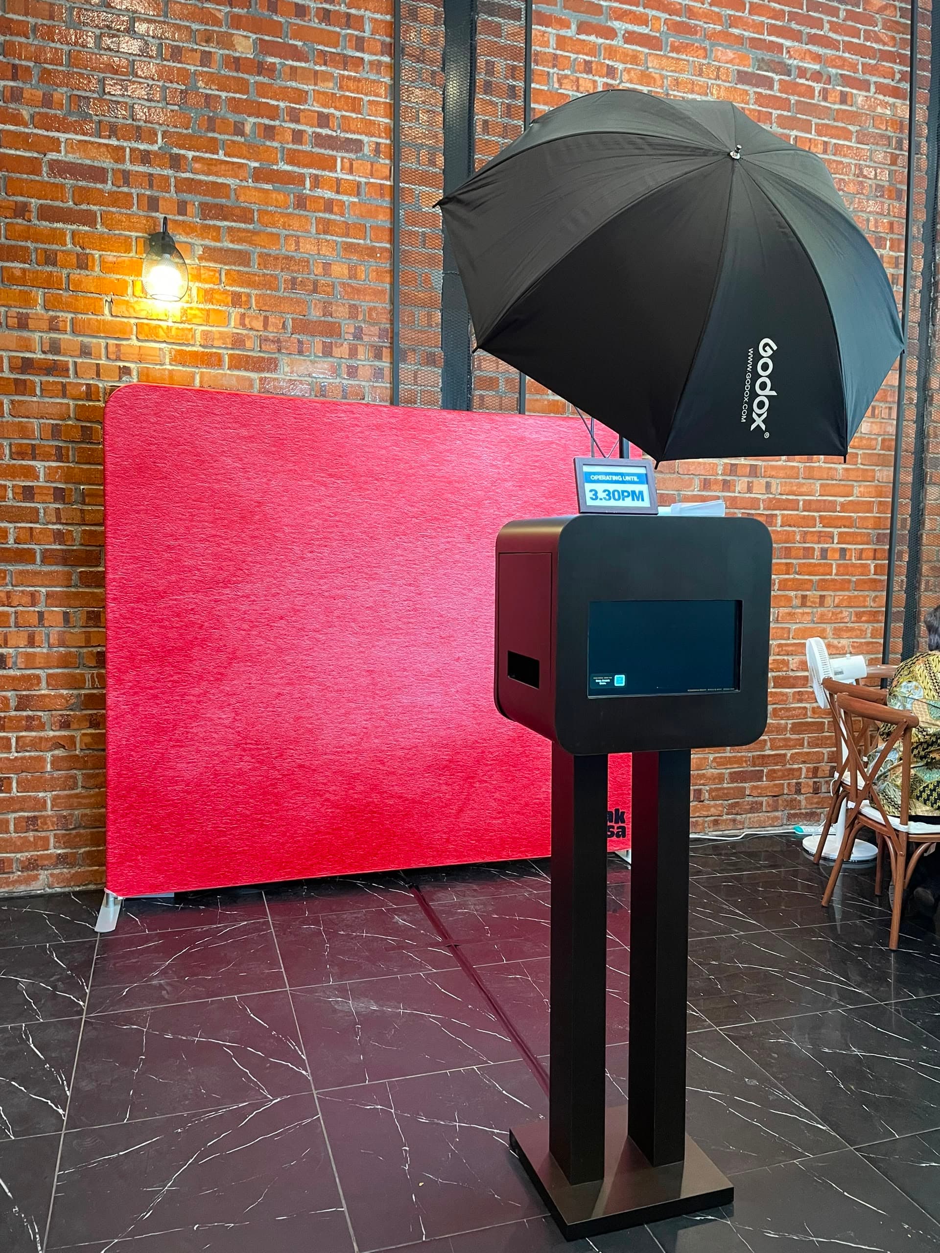 Willow Hall @ Forest Valley, Cheras photo booth setup