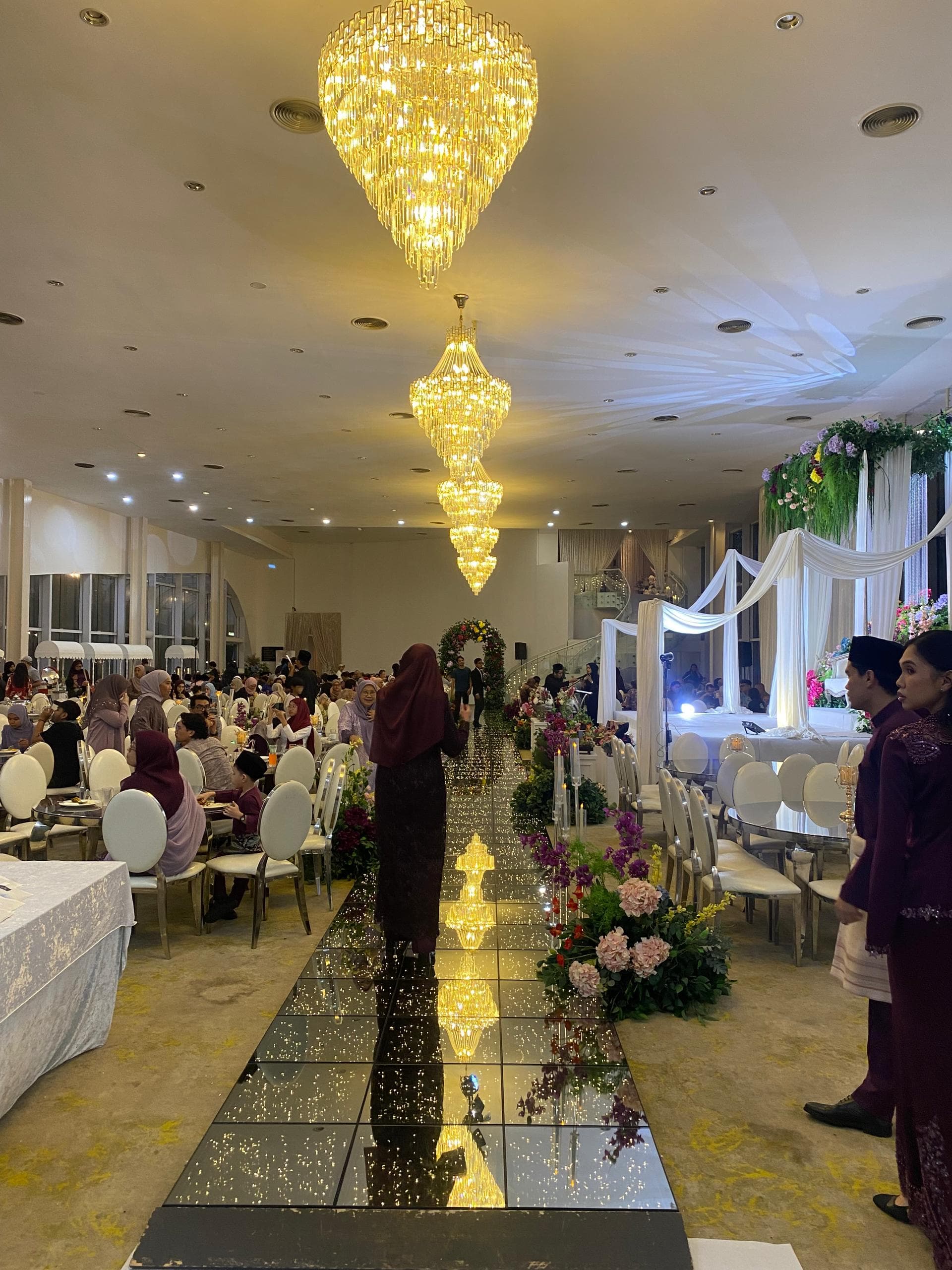 Grand Oasis Event Hall, Seri Kembangan photo booth setup