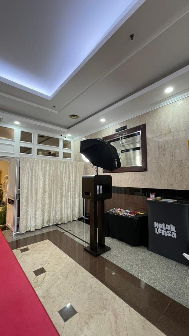 Elestial Glam Hall, Glenmarie photo booth setup