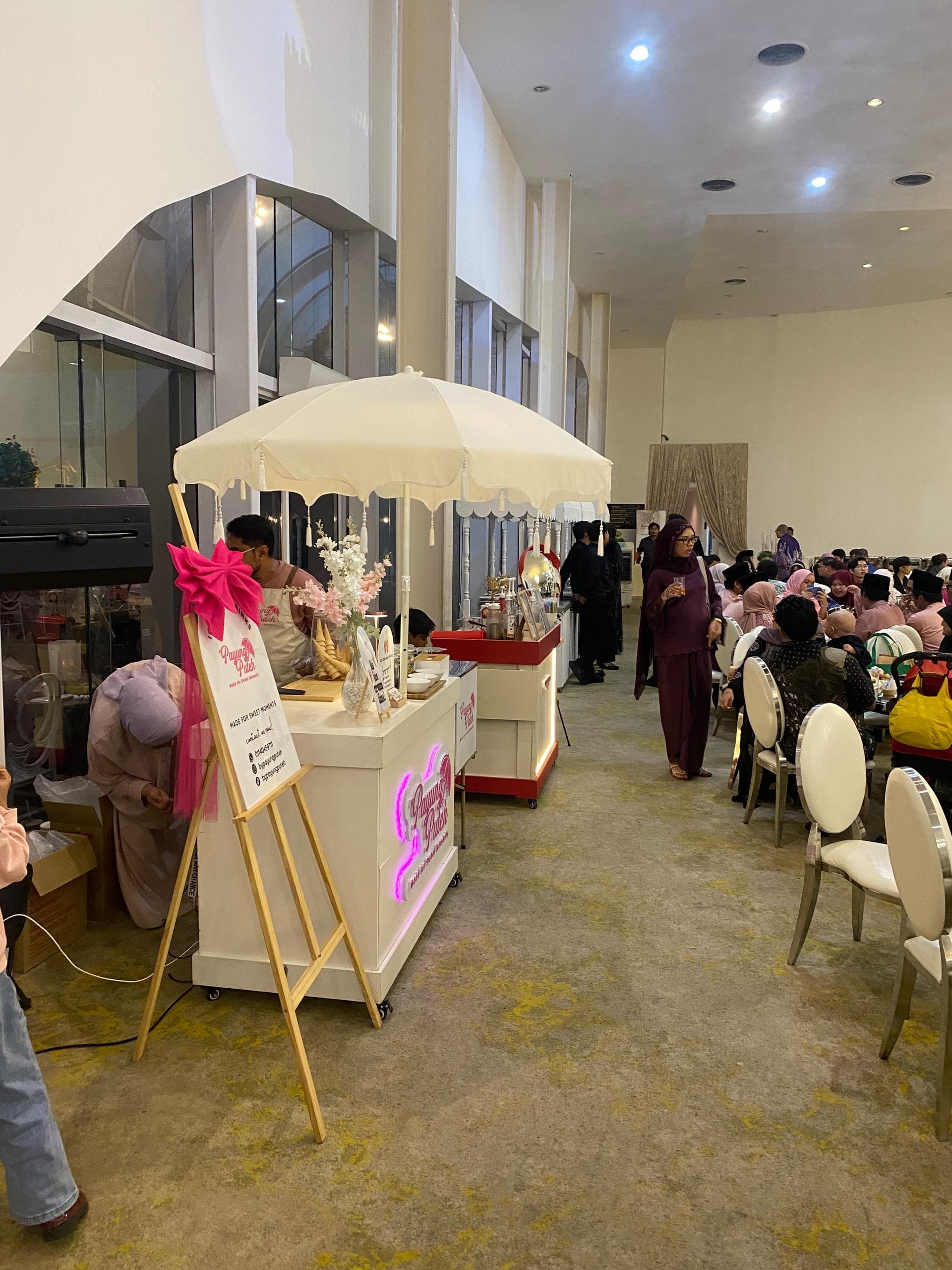 Grand Oasis Event Hall, Seri Kembangan photo booth setup