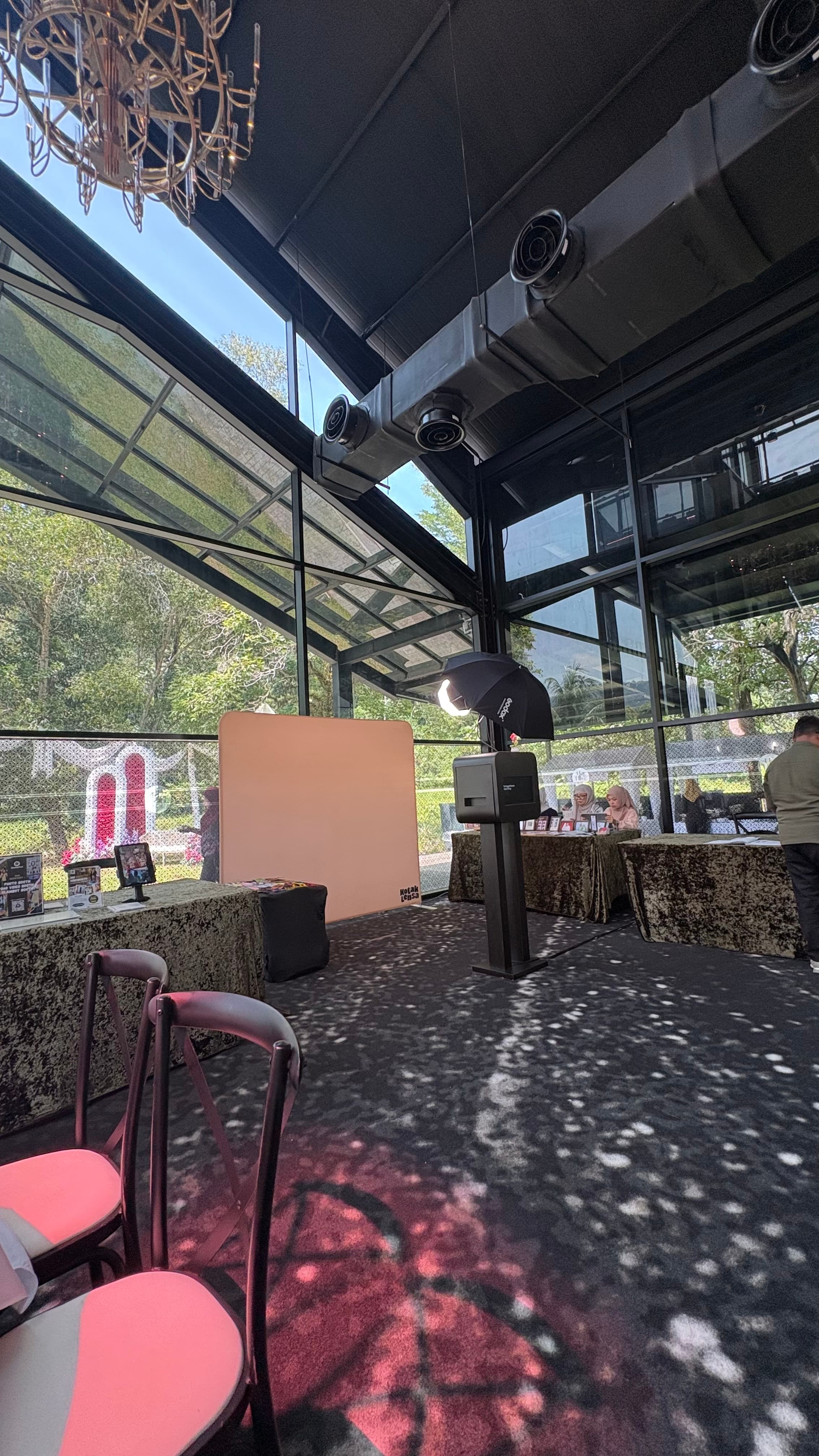 Ukay Hills, Ampang KL photo booth setup