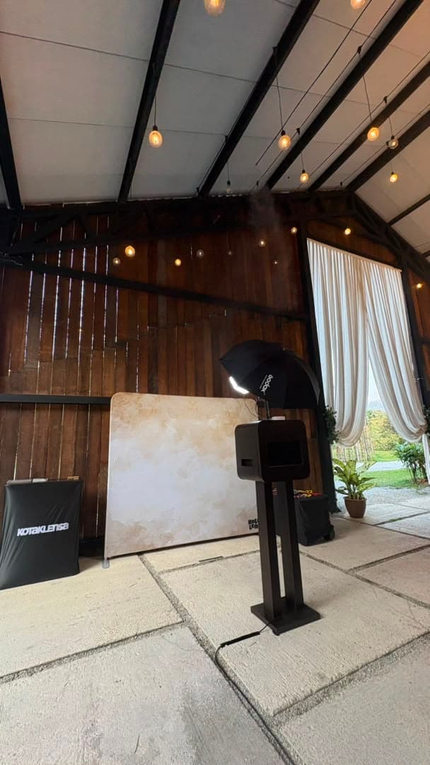 Berern Hill, Hulu Langat photo booth setup