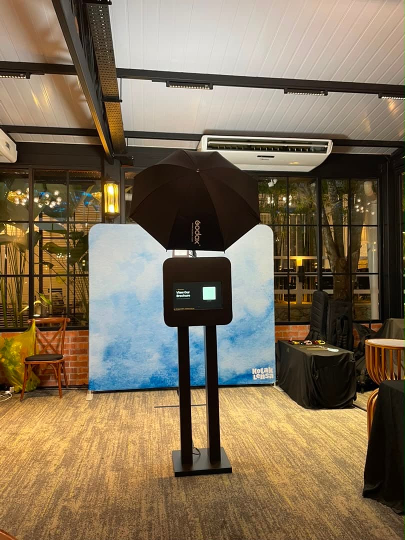 Rinjani Majestic photo booth setup