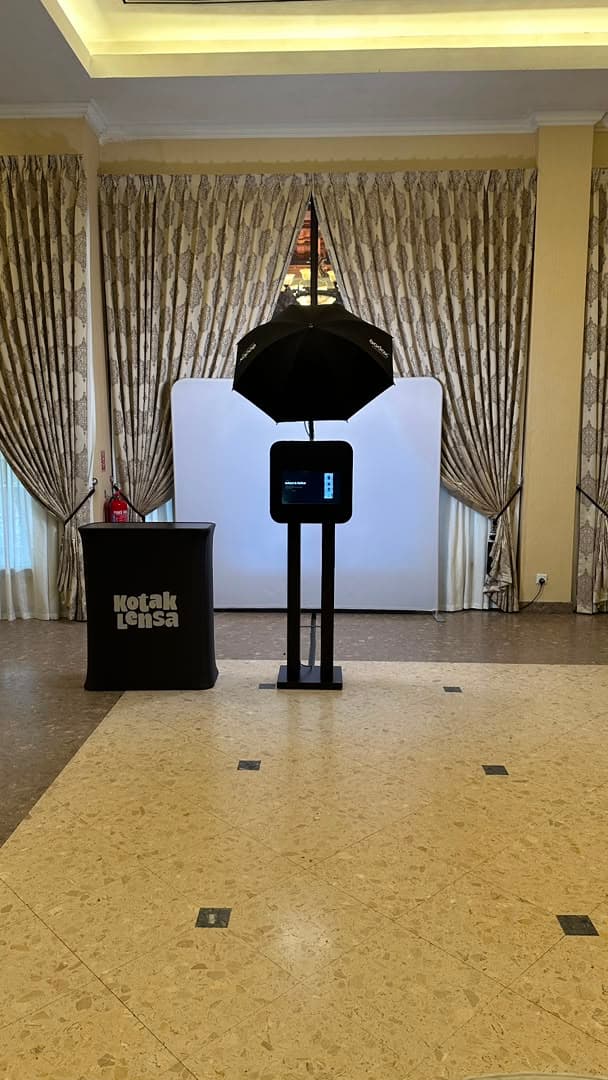 PUSPANITAPURI Dewan De Seri Endon, Putrajaya photo booth setup