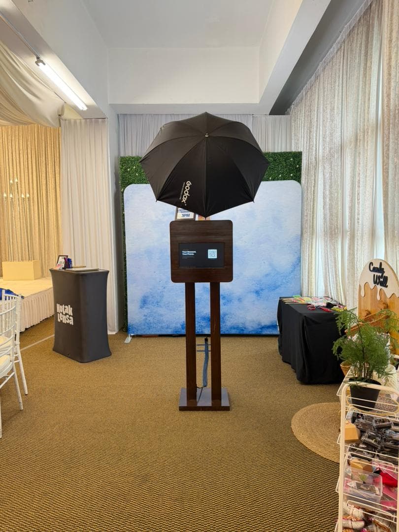 Dewan Sri Taming, Balakong photo booth setup