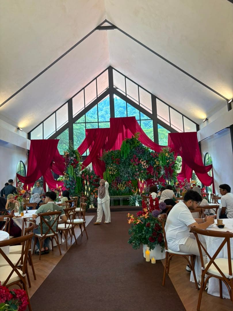 The Takun Hall @ Takun Retreat Club, Rawang photo booth setup