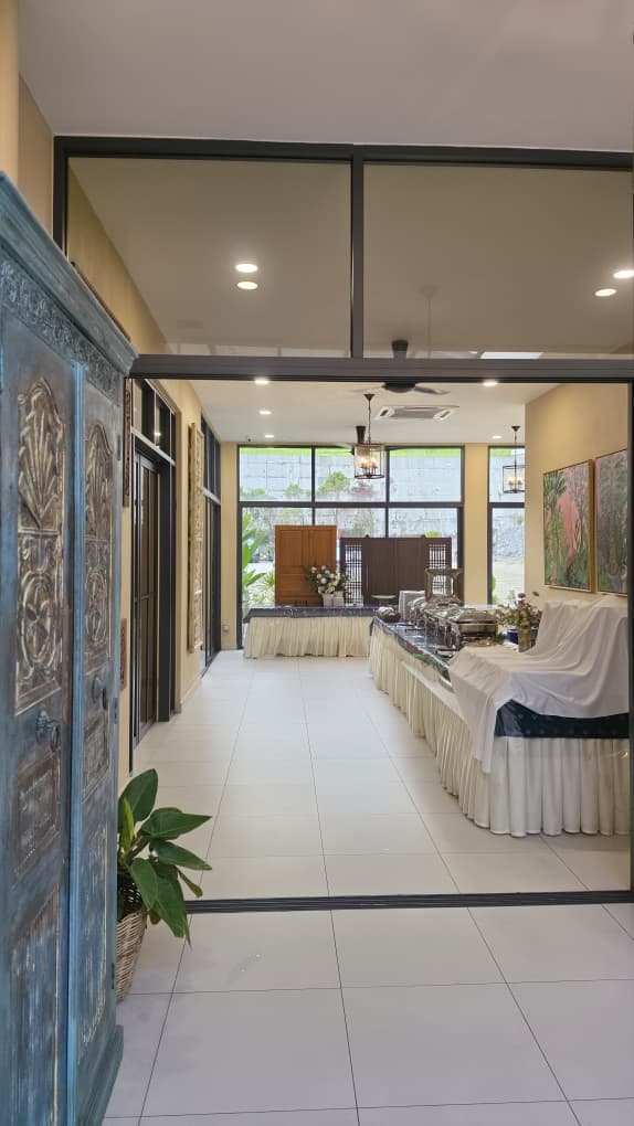 Villa Rimba Flora Gombak photo booth setup