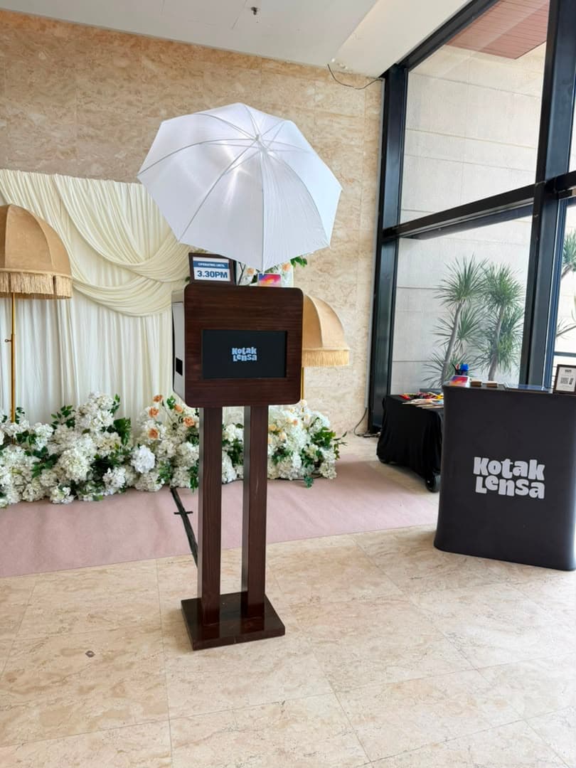 Dewan Armada, Marina Putrajaya photo booth setup