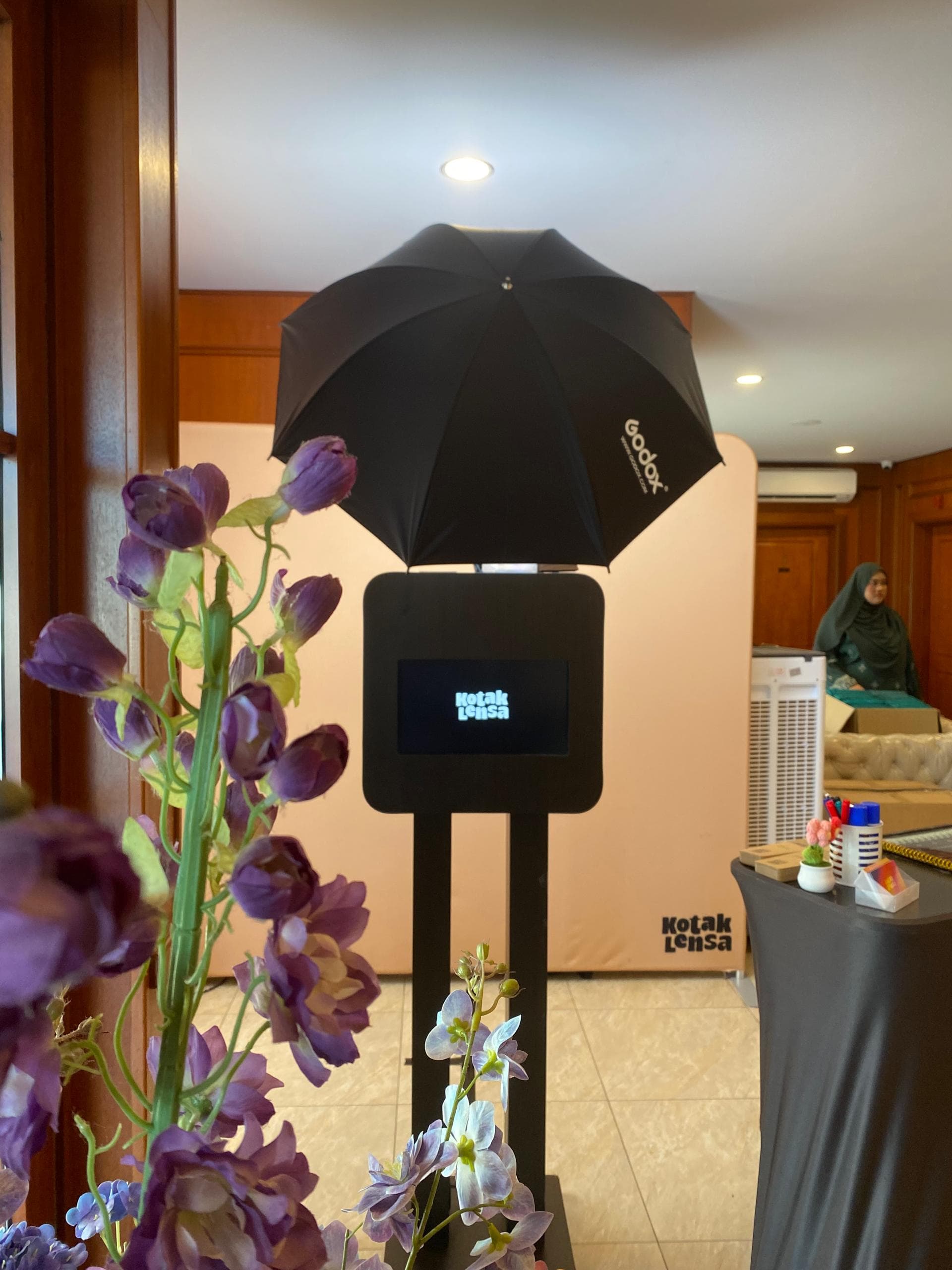 Sekamat Grand Palace Event Hall, Kajang photo booth setup