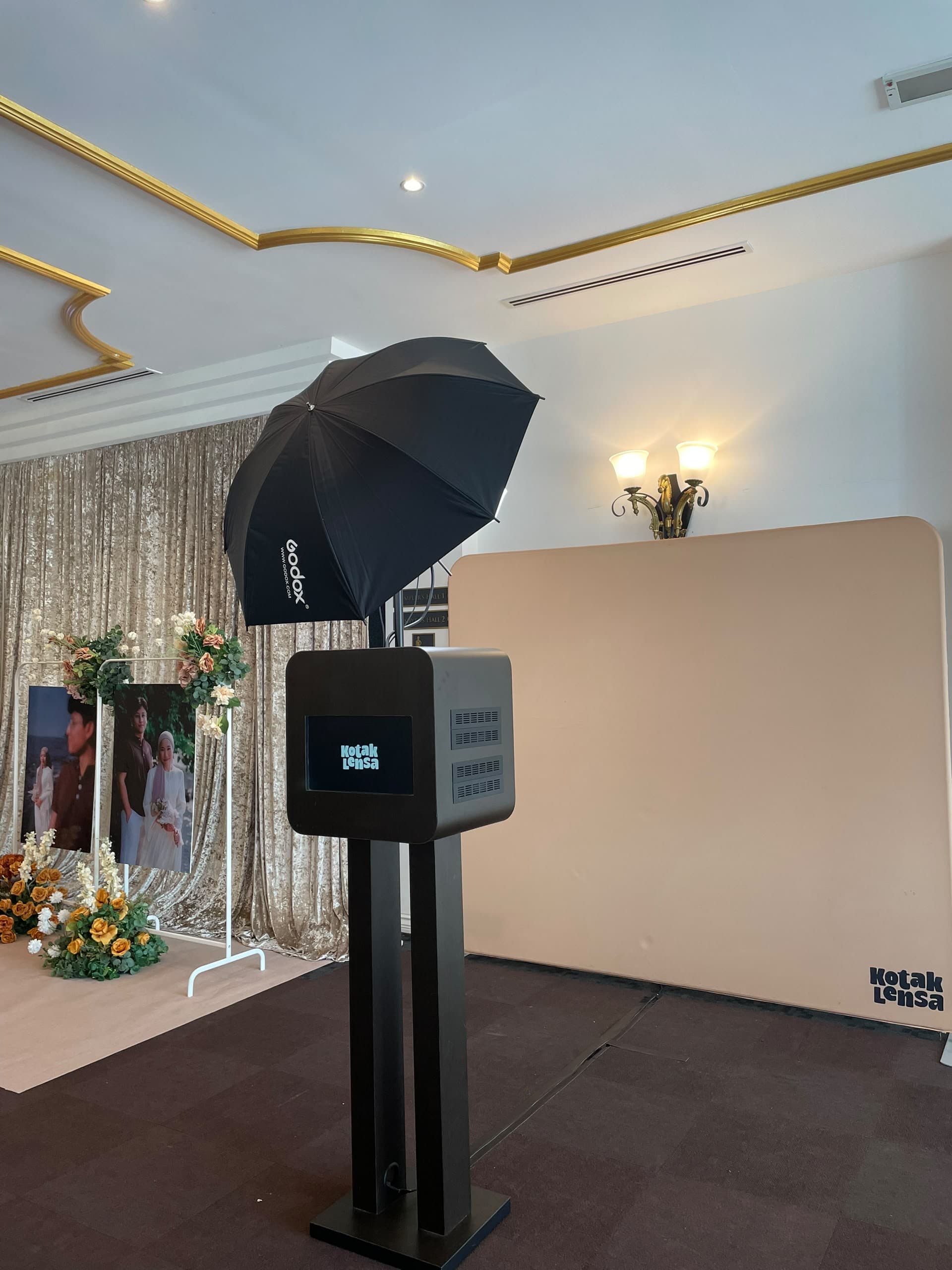 Templer's Ballroom @ Setia Eco Templer, Rawang photo booth setup
