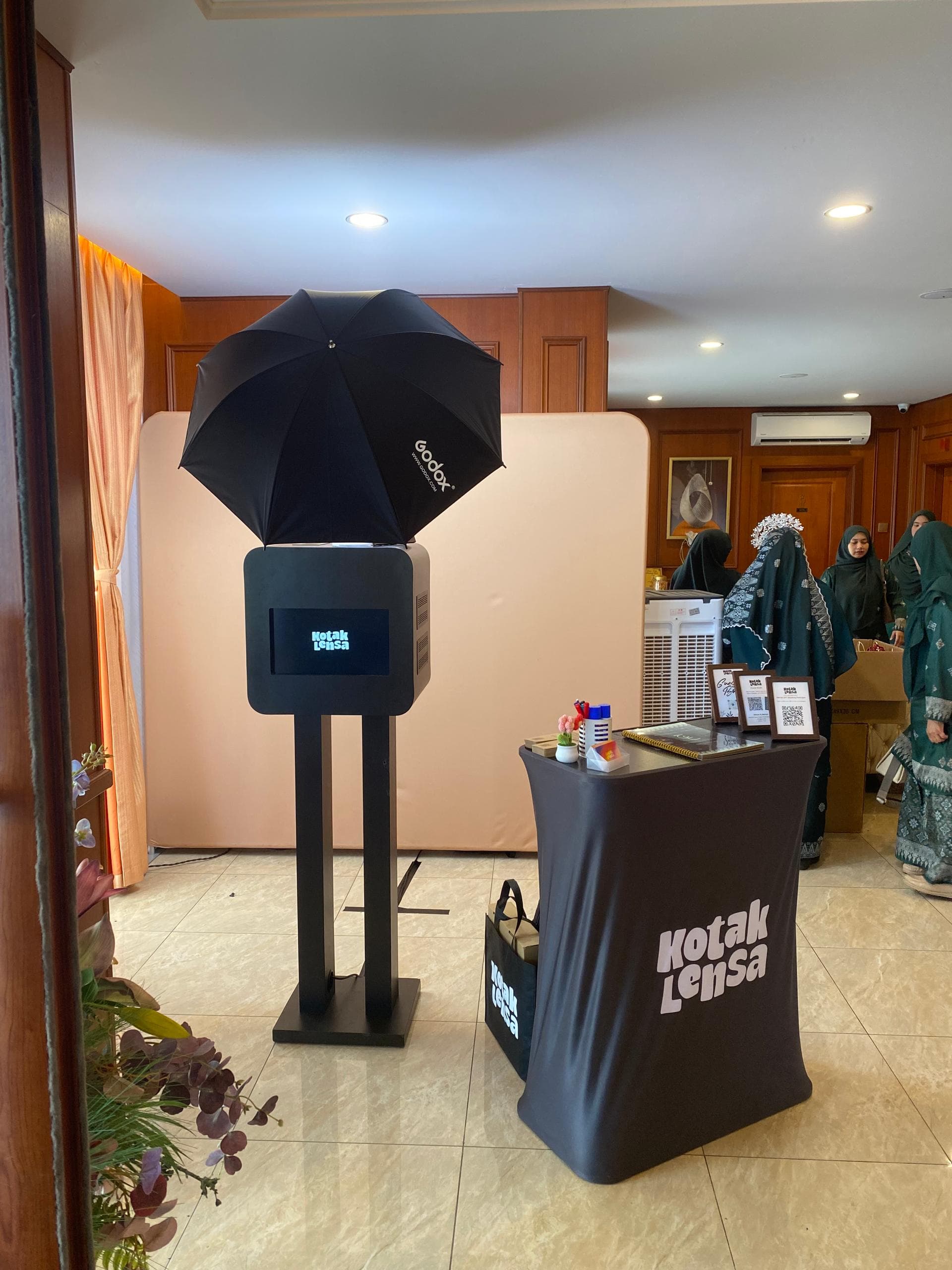 Sekamat Grand Palace Event Hall, Kajang photo booth setup
