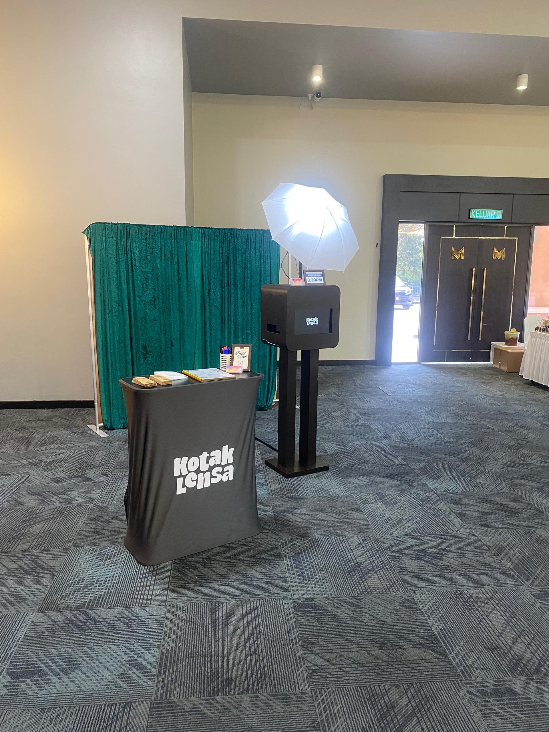 Kompleks MAKSAK, Putrajaya photo booth setup