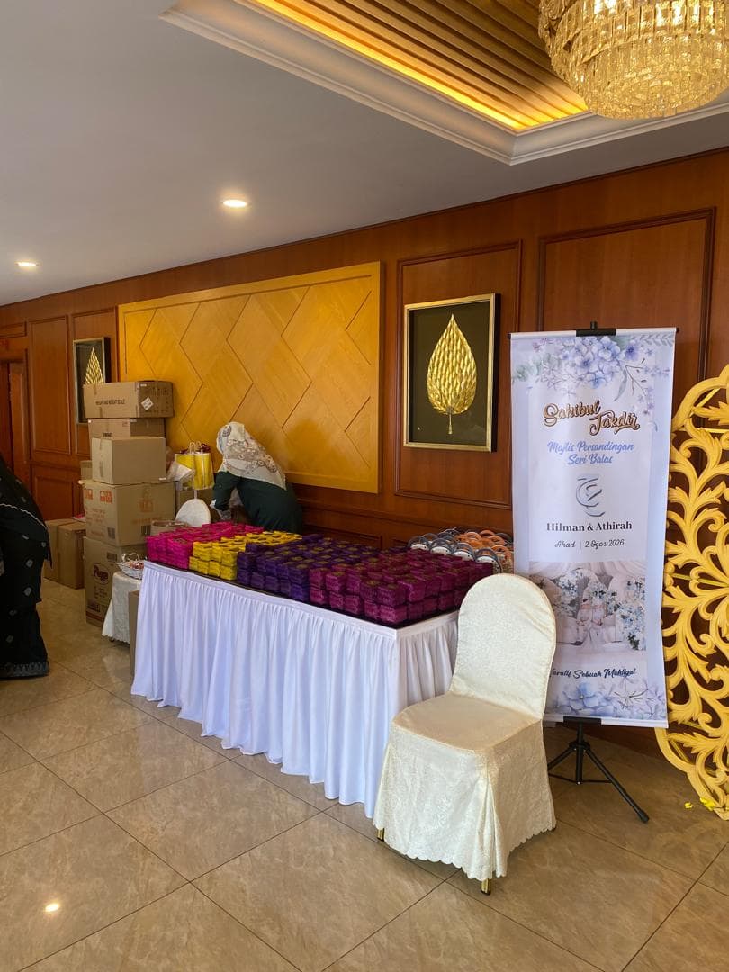 Sekamat Grand Palace Event Hall, Kajang photo booth setup