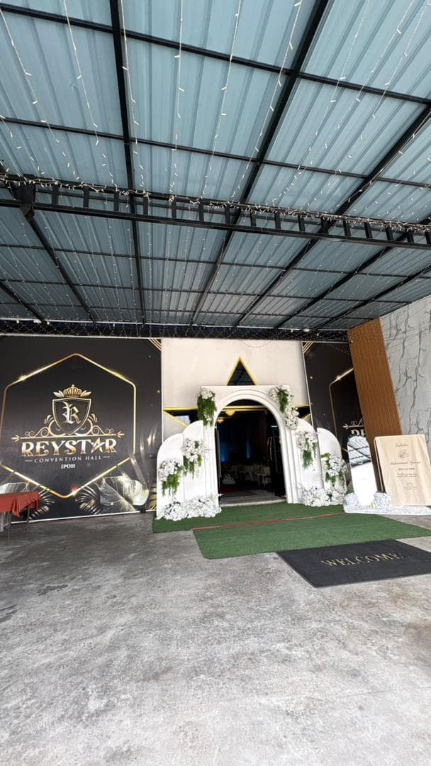 Reystar Convention Hall, Ipoh photo booth setup