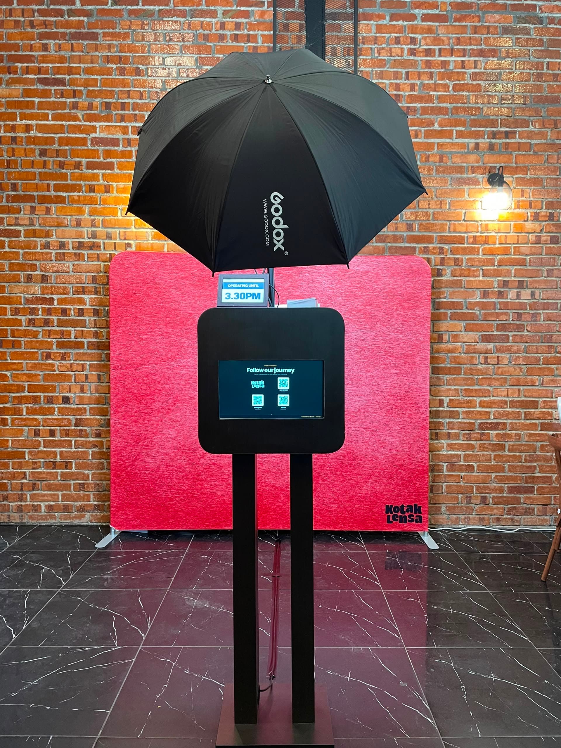Willow Hall @ Forest Valley, Cheras photo booth setup