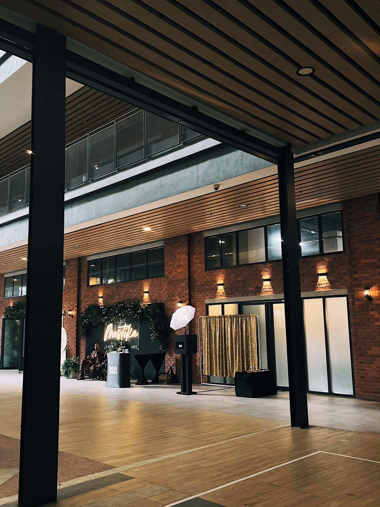 Kotaklensa photo booth setup at an event venue